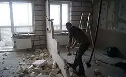 Слом перегородки